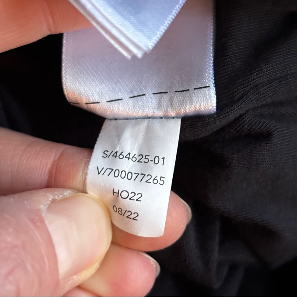 Athleta Retroplush Bomber Jacket Coat Black Pockets Zippers sz M style 464625 - Picture 14 of 16